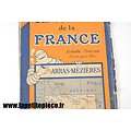 Carte Michelin 1927 - secteur ARRAS - MEZIERES