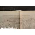 Carte militaire mai 1940 secteur Montdidier (Somme / France)