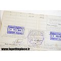 Lot documents véhicules gendarmerie années 1940 - 1944
