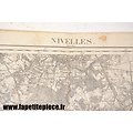 Carte Allemande WW2 - secteur Nivelles (Belgique)