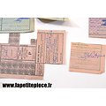 Lot tickets de rationnement - occupation Allemande WW2