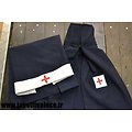 Repro voile + cape Croix Rouge Française Première ou Deuxième Guerre Mondiale
