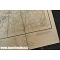 Carte Allemande secteur de Darmstadt Hesse - Première Guerre Mondiale