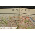 Carte Française 1930 - Secteur Bourges, camp d'Avord (Base Aérienne)
