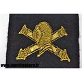 Repro insigne brodé fil doré - Chars de combat. France WW1 / WW2