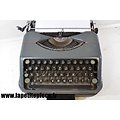 Machine à écrire portative années 1930 - 1950. Hermes Baby