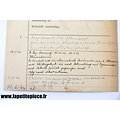 Lot de fiches médicales prisonniers Stalag VII A - Moosburg