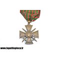 Croix de Guerre 1914 - 1918 avec citations