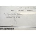 Citation Indochine Dong-Khe - 3 BCCP Decorse Carpentier. Guillaume Pierre GC3