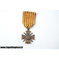 Croix de Guerre 1914 -1918 avec citation et palme