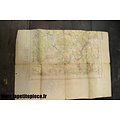 Carte Saint-Wendel (Sarrebruck) et demie-carte Sarreguemines (Moselle). WW2