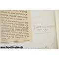 Documents tract Anglais lancé au dessus de Vanves le 2 octobre 1940