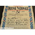 Affiche 1916 Emprunt de la Défense Nationale - Banque de France. Draeger Imp.