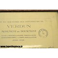 Document de remercîment au donateur du Monument de Douaumont. Petain / adolphe Le Goupy Paris 1920