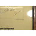 Document de remercîment au donateur du Monument de Douaumont. Petain / adolphe Le Goupy Paris 1920