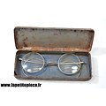 Lunettes Allemandes avec boitier Dienst-Brille - Allemand WW2