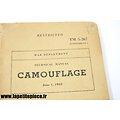 Livre - 1943 Technical manual camouflage - War Department TM 5-267 supplement 1
