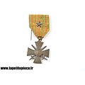 Médaille Croix du combattant 1914 - 1918 avec citation