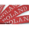Repro titre d'épaule / patch brodée POLAND / Armée Polonaise