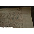 Carte de l'Armée Allemande, 1943 - 1944, Serbie Bulgarie. Deutsche Heereskarte Nordwestbalkan (Balkans) 