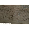 Carte de l'Armée Allemande, 1943 - 1944, Serbie Bulgarie. Deutsche Heereskarte Nordwestbalkan (Balkans) 