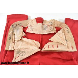 Repro pantalon rouge garance troupe 1914 - taille 36