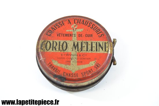 Boite de graisse à chaussures Corlo Meleine - début 20e siècle