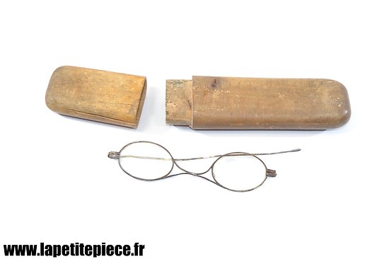 Etui et lunettes Françaises Première Guerre Mondiale 