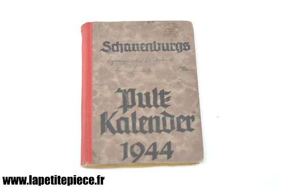 Livret - agenda Allemand de 1944