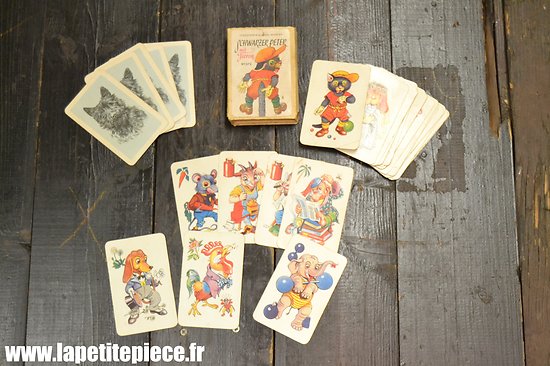 Jeu de cartes Allemand Schwarzer Peter (Pouilleux) années 1950