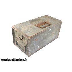 Caisse Allemande MG 08-15 double compartiment métal