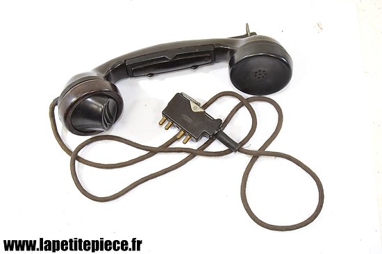 Combiné pour téléphone de campagne Allemand WW2 - 1943