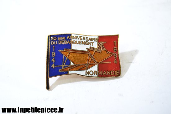 Pin's souvenir 50e anniversaire du débarquement Normandie 1944 1994