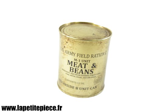 Repro boite ration US WW2 - M-1 UNIT 12oz US ARMY FIELD RATION