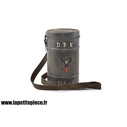 Boitier de masque à gaz Allemand WW2 - Luftschutz reconditionné DRK