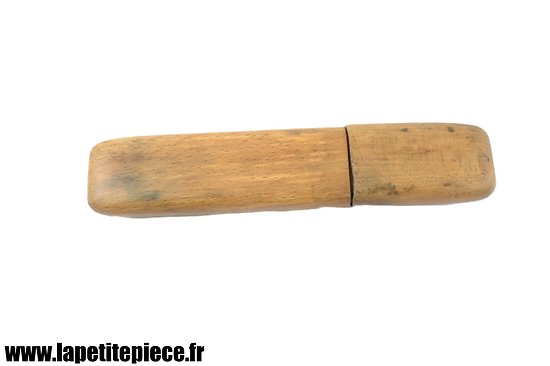 Etui à lunettes réglementaire en bois Français Première Guerre Mondiale 