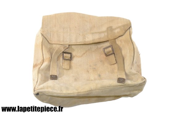 Musette anglaise M.W.&S. 1940, passants cuir
