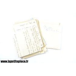 Lot de lettres / correspondances 1940 - exil 