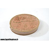 Boite de pastilles FAY Sodener Mineral-Pastillen, Bad-Soden am Taunus (Hesse). Début 20e Siècle 