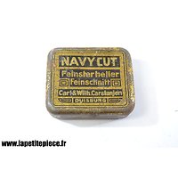 Boite de tabac Allemande années 1920 1930 - NAVYCUT Feinsterheller Feinschnitt - Carl & Wilh. Carstanjen Duisburg