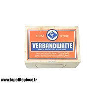 Boite de coton Allemande années 1930 - 1940. Verbandwatte 