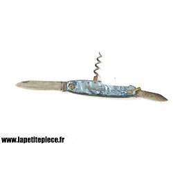 Couteau de poche début 20e Siècle, souvenir de Lourdes 