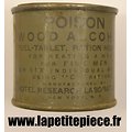 Alcool pour 6 boites ration C. US WW2. WOOD ALCOHOL FUEL-TABLET. Hotel Research Laboratories New York