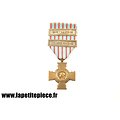 Croix du combattant 1939 - 1945 Citations Bir Hakeim - Tunisie 1942-43