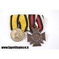 Barrette de médailles allemande Première Guerre Mondiale. Wurtemberg