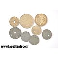 Lot de monnaies belges époque Deuxième Guerre Mondiale 