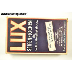 Paquet de lessive Allemand Deuxième Guerre Mondiale, marque LUX. WW2