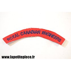 Repro titre d'épaule Royal Canadian Engineers