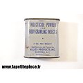 Insecticide Powder for Body Crawling Insects 2oz, US WW2. Boite bleue