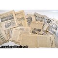 Lot de coupures de presse années 1940 - 1946, libération